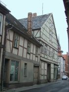 Das Laute�sche Haus wird gesichert.